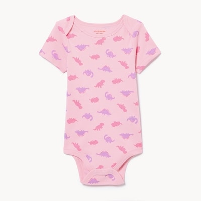Cache-couche côtelé en coton pour bébés filles - Rose Pâle
