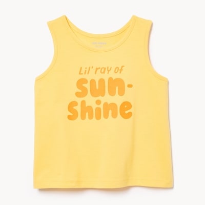 Cami imprimée pour bébés filles - Jaune