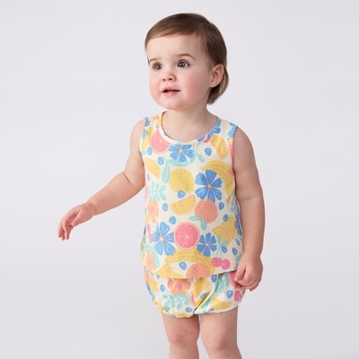 Cami imprimée pour bébés filles - Jaune