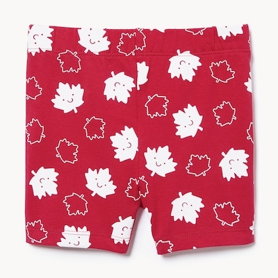Joe Fresh Short de vélo imprimé Canada pour bébés filles 1 ea, 5,00 $/1ch