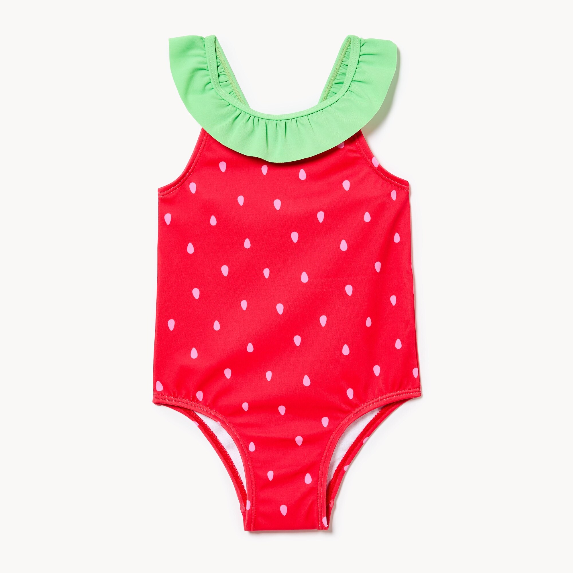 Maillot de bain à imprimé de fraise, bébés filles