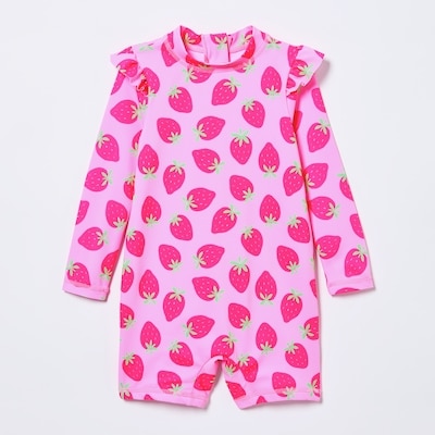 Joe Fresh Baby Girls' Printed Rash Guard Swimsuit 1 ea, $19.00/1ea