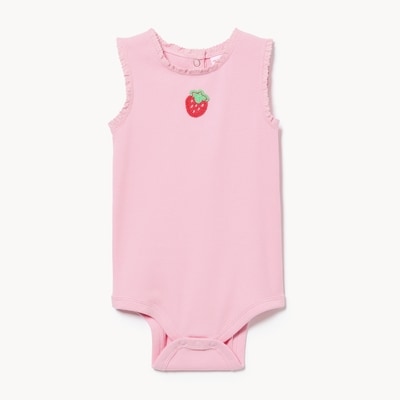 Cache-couche cami imprimé pour bébés filles - Rose Pâle