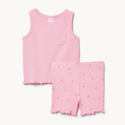 Joe Fresh Ensemble côtelé de 2 pièces pour bébés filles 1 ea, 14,00 $/1ch