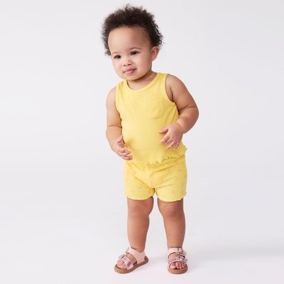 Joe Fresh Ensemble côtelé de 2 pièces pour bébés filles 1 ea, 14,00 $/1ch