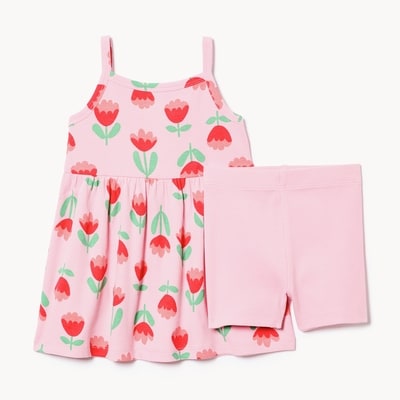 Joe Fresh Ens. avec robe cami imprimée pour bébés filles 1 ea, 16,00 $/1ch