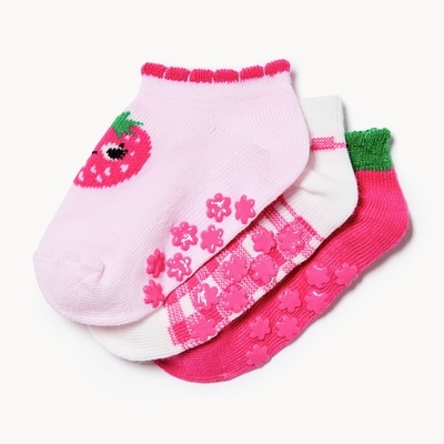 Joe Fresh Baby Girls' 3-Pack Low-Cut Socks 1 ea, $6.00/1ea