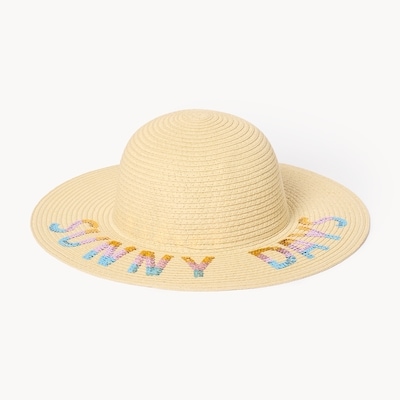 Joe Fresh Chapeau de paille imprimé pour filles 1 ea, 16,00 $/1ch