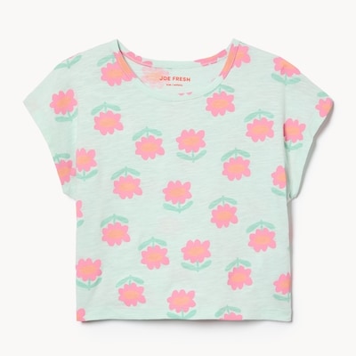 Joe Fresh T-shirt imprimé pour filles 1 ea, 14,00 $/1ch