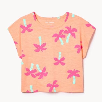 Joe Fresh T-shirt imprimé pour filles 1 ea, 14,00 $/1ch