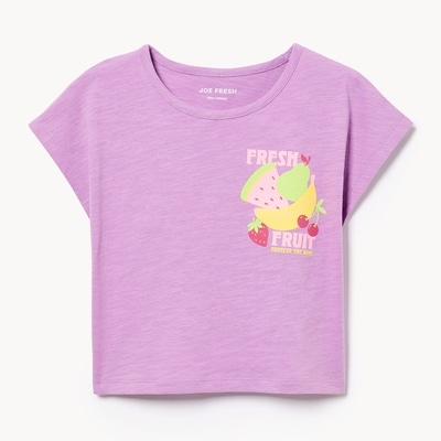 Kid Girls' Graphic T-Shirt - Lavender
