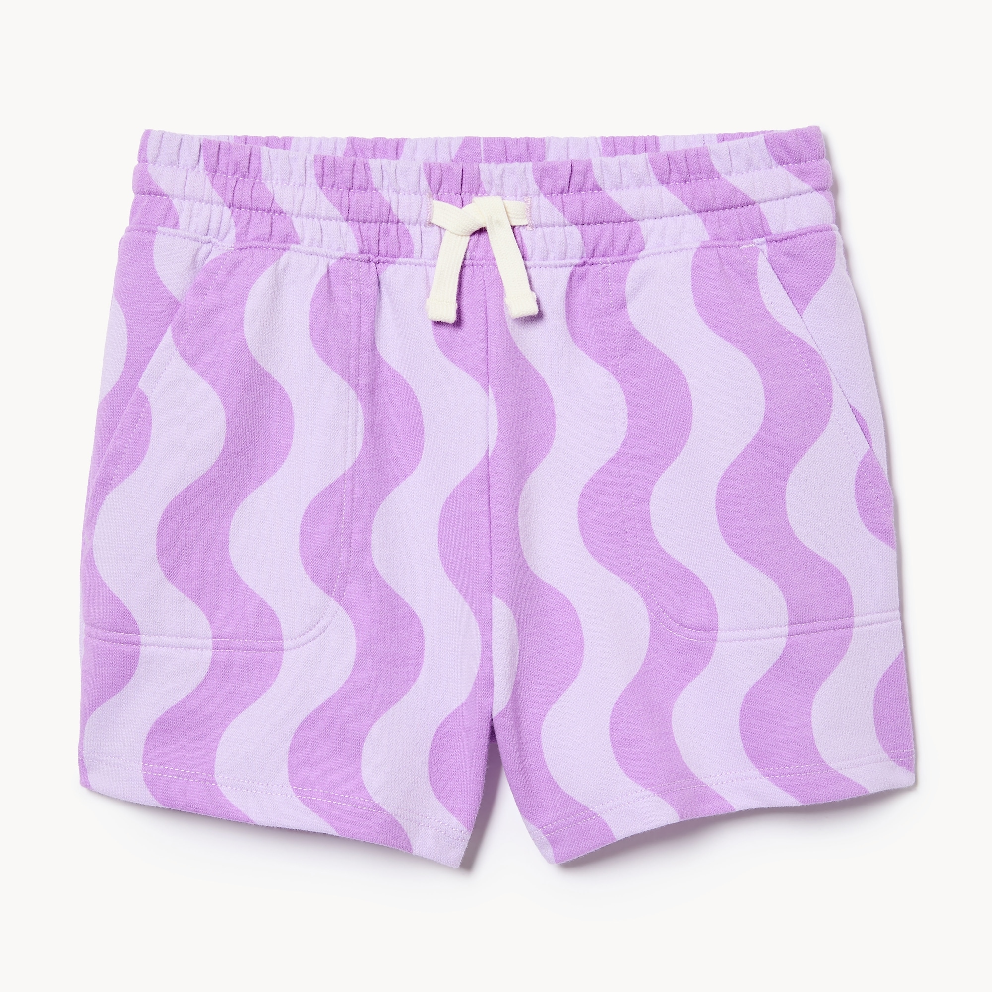 Short imprimé en ratine bouclée pour filles