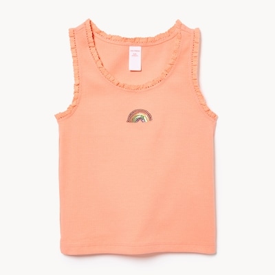 Kid Girls' Knit Tank - Peach