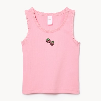 Kid Girls' Knit Tank - Light Pink