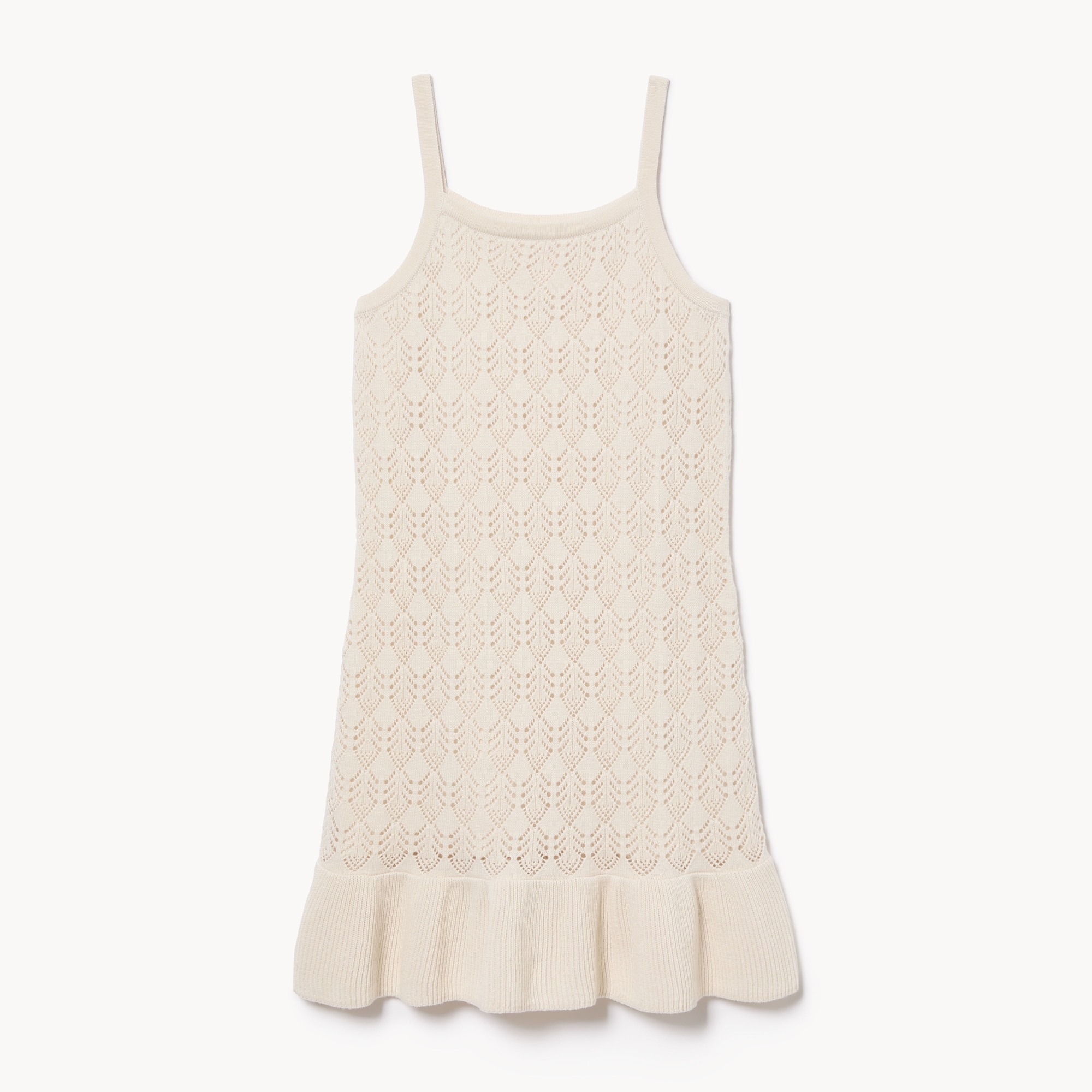 Robe-chandail en mailles pointelle préadolescentes