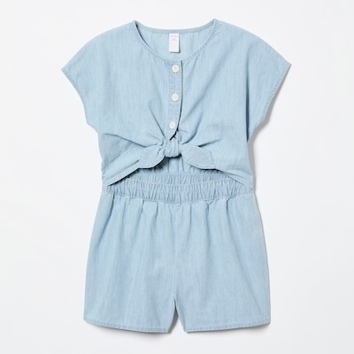 Joe Fresh Kid Girls' Chambray Front Tie Romper 1 ea, $24.00/1ea