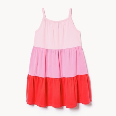 Joe Fresh Robe à volants à bandes de couleur pour filles 1 ea, 19,00 $/1ch