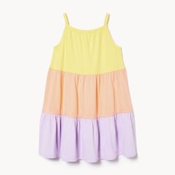 Joe Fresh Robe à volants à bandes de couleur pour filles 1 ea, 19,00 $/1ch