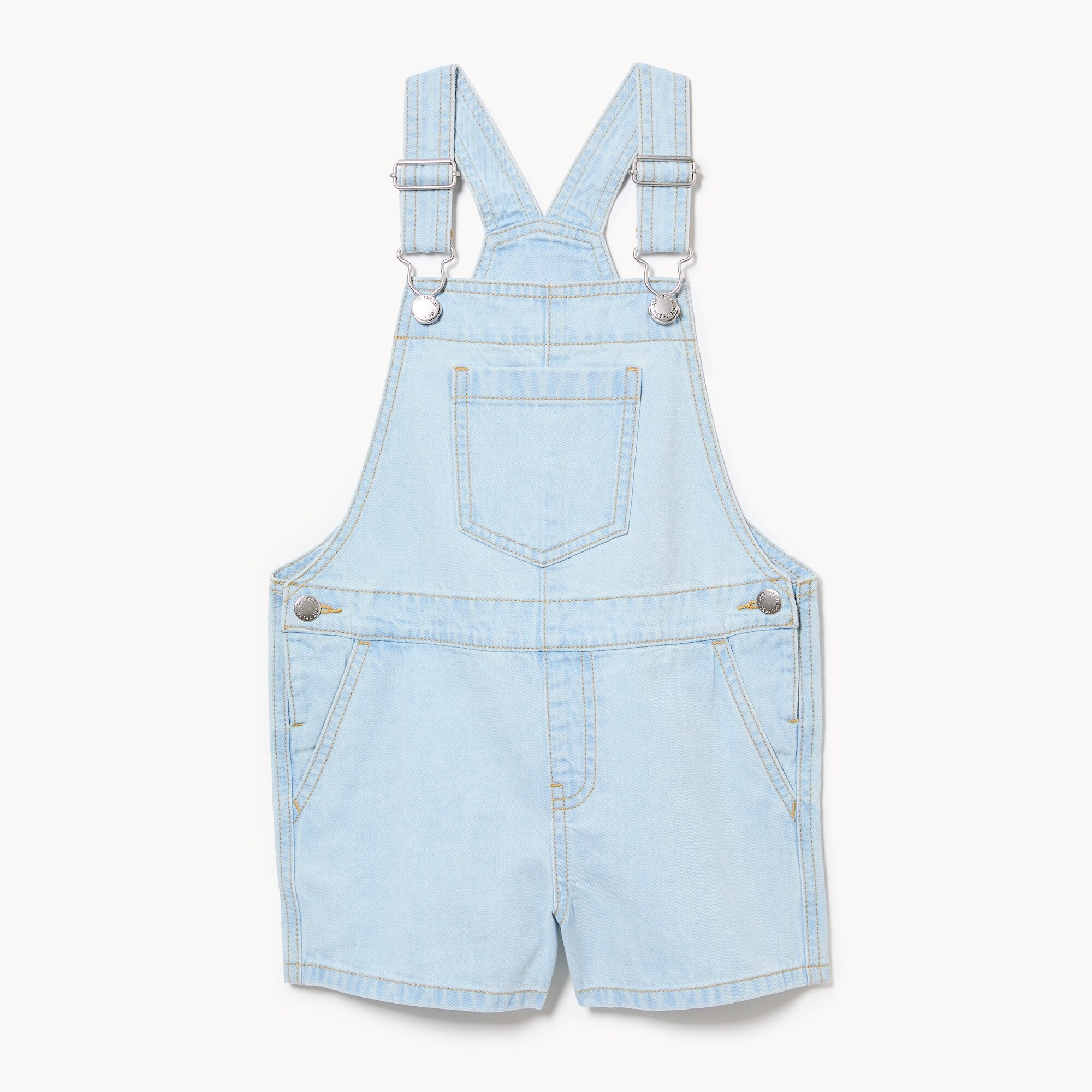 Salopette short en denim pour filles