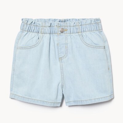 Joe Fresh Short à taille froncée en denim pour filles 1 ea, 19,00 $/1ch