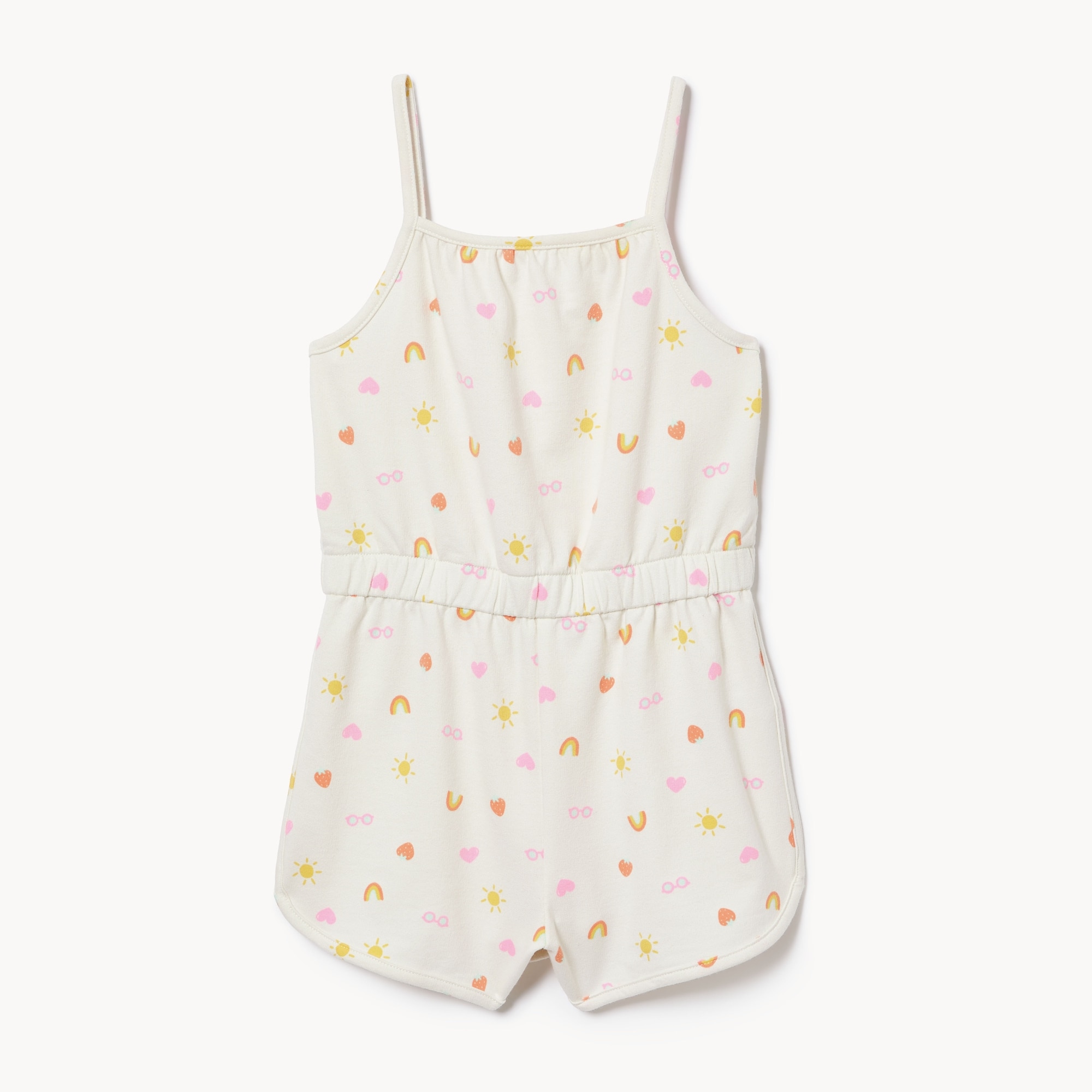 Kid Girls' Terry Cloth Printed Romper