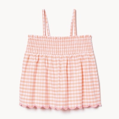 Cami à fronces pour filles - Pêche