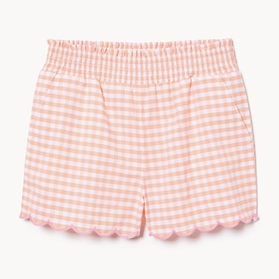 Short à fronces pour filles - Pêche