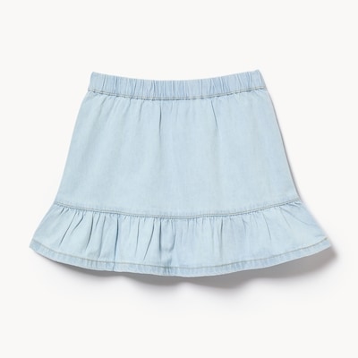 Kid Girls' Denim Skirt - Powder Blue