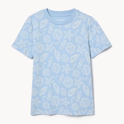 Kid Printed T-Shirt - Light Blue