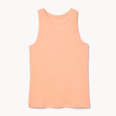 Kid Girls' Ribbed Tank - Peach