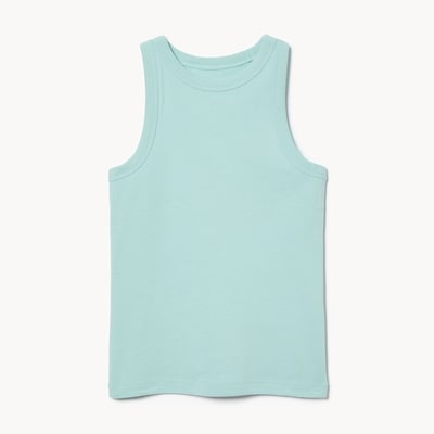 Cami côtelée pour filles - BLEU PASTEL