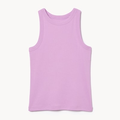 Kid Girls' Ribbed Tank - Lavender