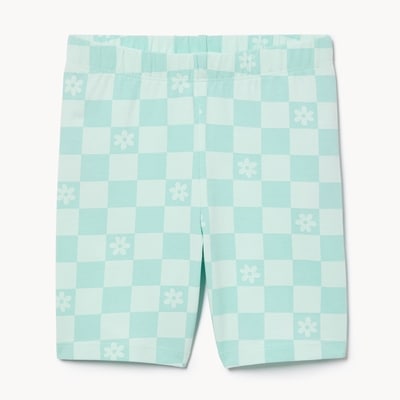 Short de vélo imprimé pour filles - Pale Aqua