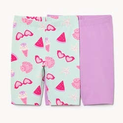 Joe Fresh Ens. de 2 shorts de vélo longs pour filles 1 ea, 14,00 $/1ch