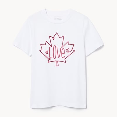Kid Canada Graphic T-Shirt - White
