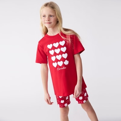 Joe Fresh T-shirt imprimé Canada pour enfants 1 ea, 8,00 $/1ch