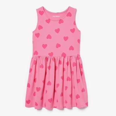Kid Girls' Knit Printed Dress - Pink
