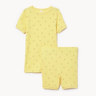 Joe Fresh Pyjama imprimé en pointelle pour filles 1 ea, 19,00 $/1ch