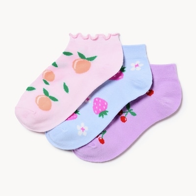 Joe Fresh Kid Girls' 3-Pack Low-Cut Socks 1 ea, $6.00/1ea