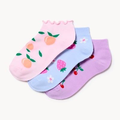 Joe Fresh Kid Girls' 3-Pack Low-Cut Socks 1 ea, $6.00/1ea