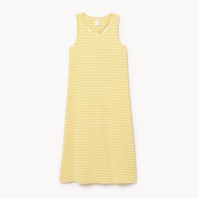 Kid Girls' Knit Maxi Dress - Yellow
