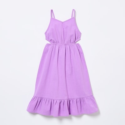 Kid Girls' Cutout Dress - Lavender