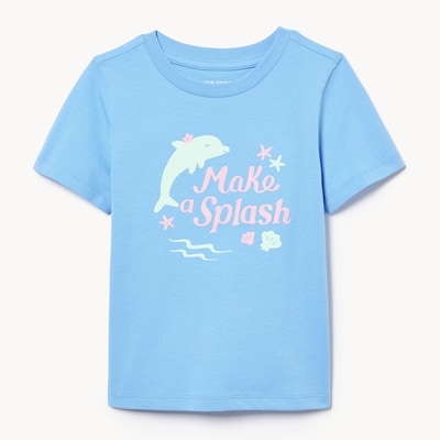 T-shirt imprimé pour tout-petits - Bleu