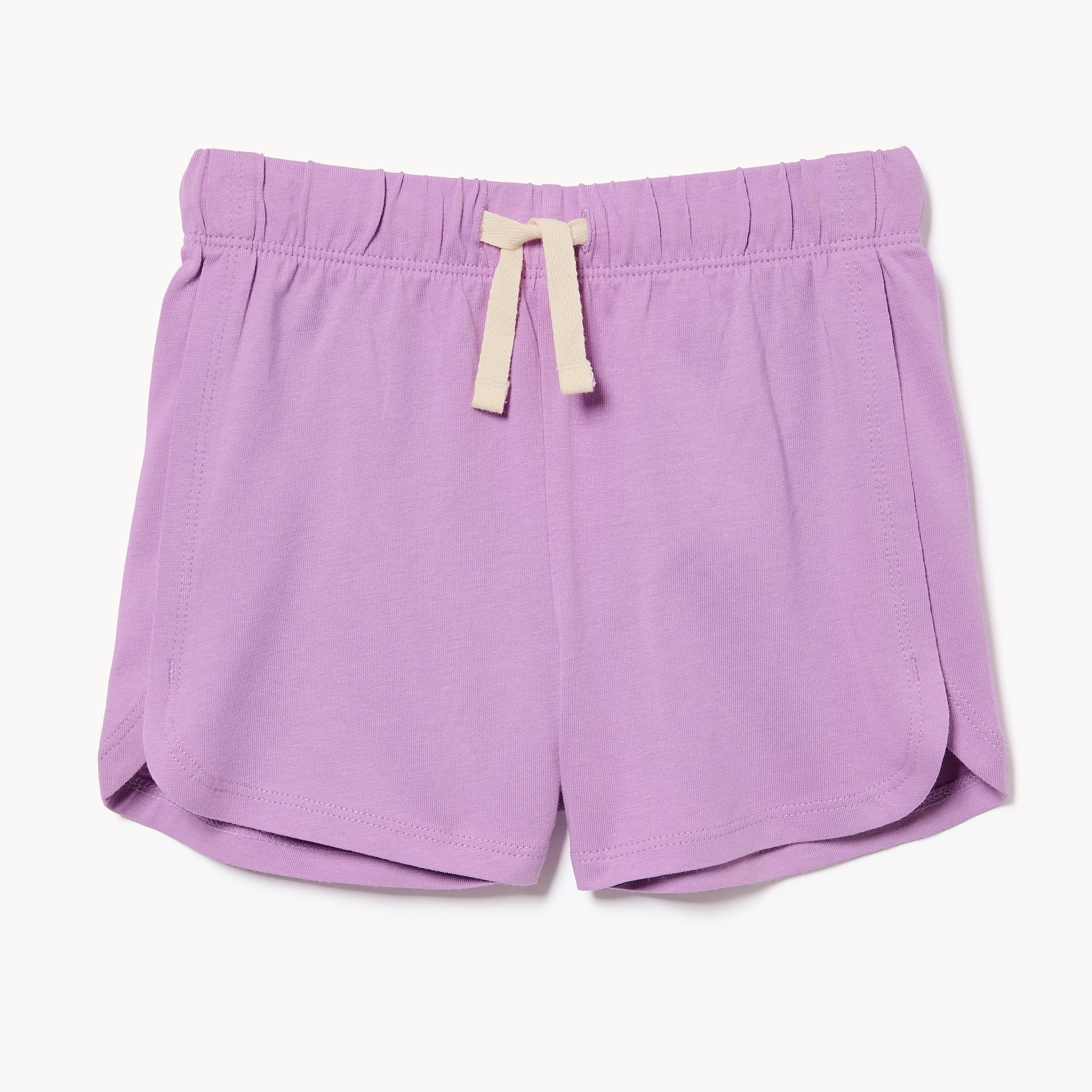 Short à ourlet arrondi fendu pour petites filles