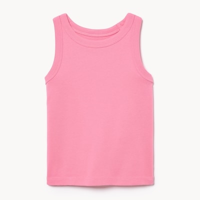 Cami côtelée pour petites filles - Rose