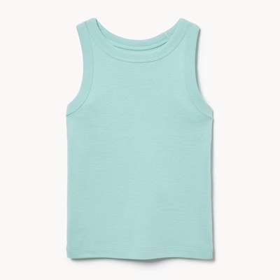 Cami côtelée pour petites filles - BLEU PASTEL