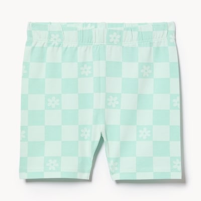 Toddler Girls' Printed Bike Short - Pale Aqua