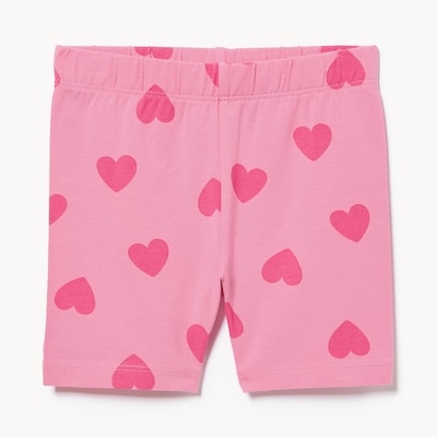 Toddler Girls' Printed Bike Short - Pink