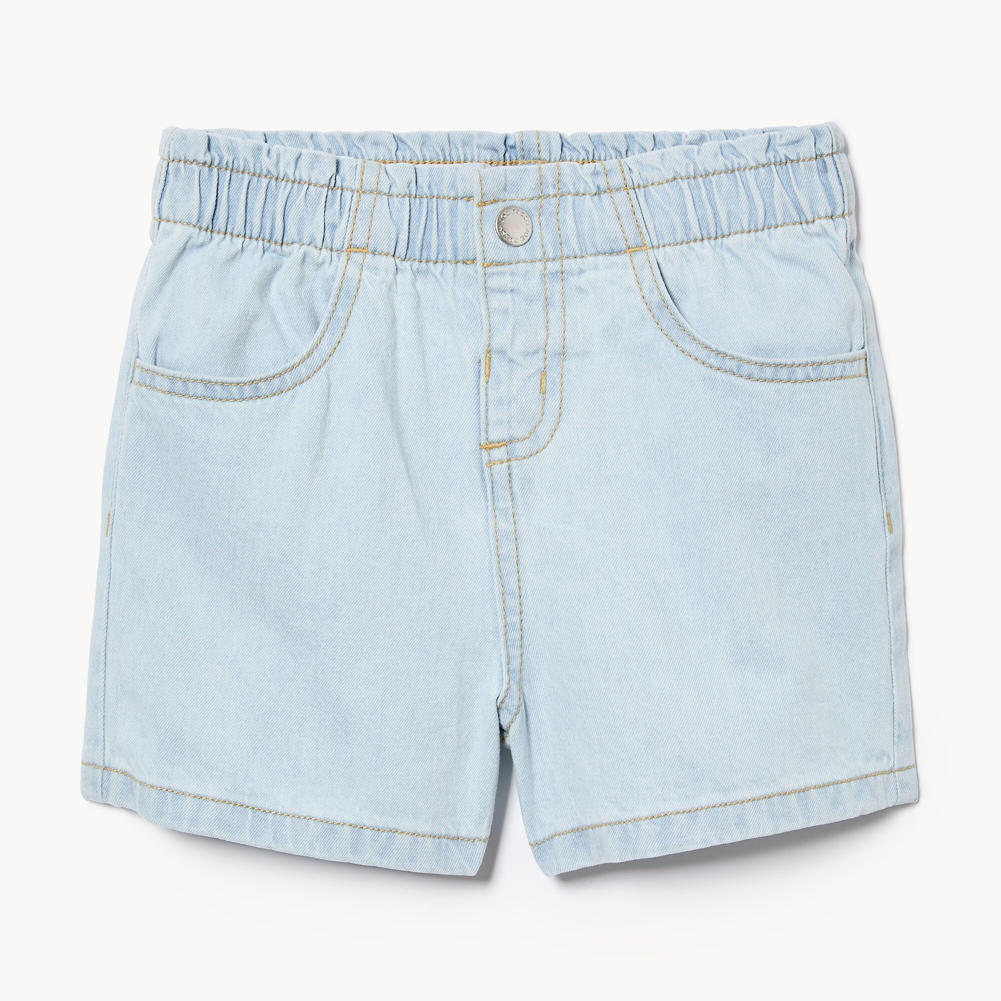 Toddler Girls' Denim Paperbag Short