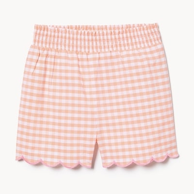 Toddler Girls' Smocked Short - Peach